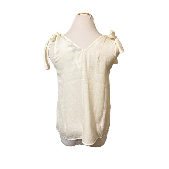 NWT Banana Republic Shoulder Tie Bow Strap Sleeveless Top - Picture 4 of 7